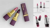 1134+ Round Lipstick Tube PSD Mockup Advanced Editable Template Free