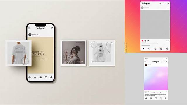 1140+ Instagram Post Mockup High Resolution