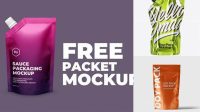 1141+ Metallic Doy Pack PSD Mockup Free Mockup PSD Template