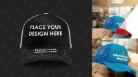 1145+ Trucker Hat Mockup Stylish PSD for Free