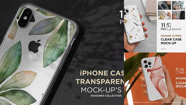 1151+ Clear Case Mockup Creative Design File