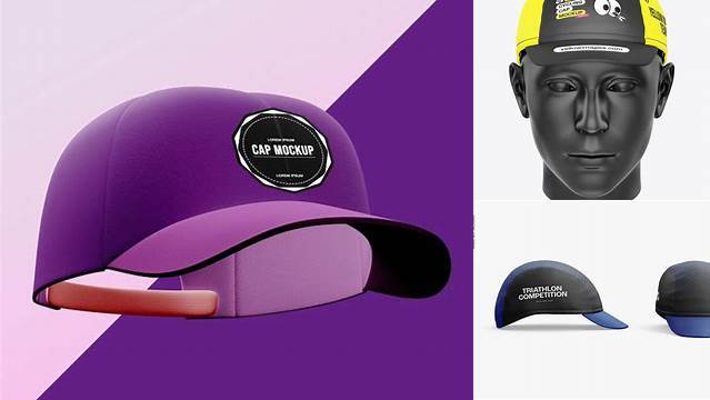 1157+ Cycling Cap Mockup Professional PSD Template