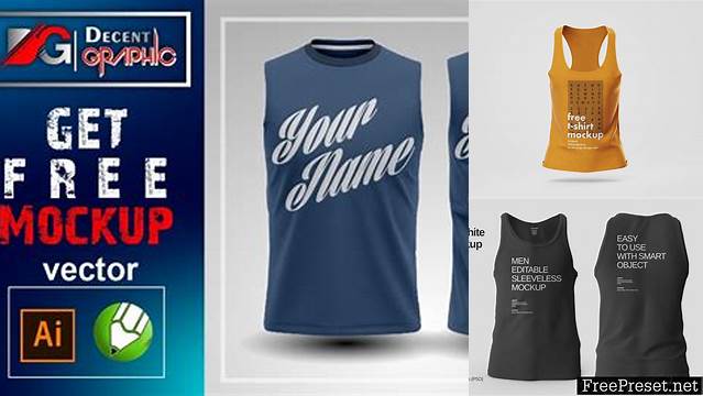 1161+ Sleeveless Mockup Free Include TIFF