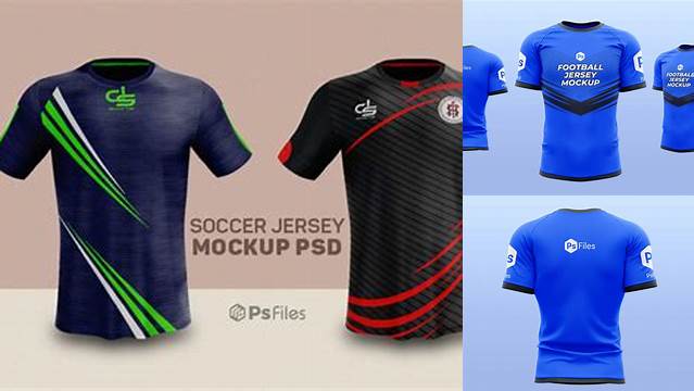 1161+ Soccer Jersey Mockup Psd Free Editable PSD File