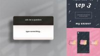 1162+ Instagram Question Box Mockup Advanced Photoshop Template