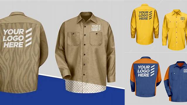 1166+ Workshirt Mockup Stylish Free PSD