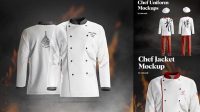 1169+ Chef Uniform Mockup Free Editable Design File