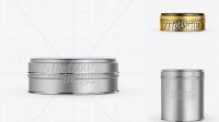 1170+ Low Aluminum Storage Jar PSD Mockup Smart Object Free Photoshop File