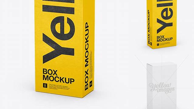 1170+ Paper Box PSD Mockup 25° Angle Front View High-Angle Shot Versatile PSD Mockup File