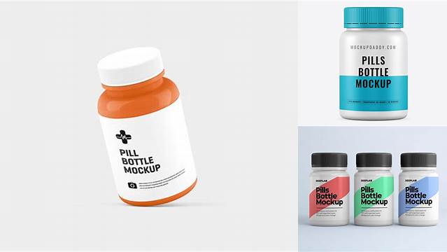 1171+ Matte Pill Bottle PSD Mockup Download Free