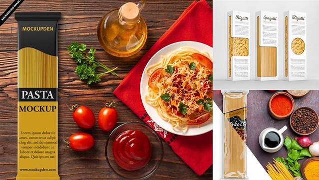 1172+ Spaghetti Mockup Free Editable Design File