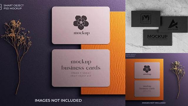 1182+ Opened Glossy Gift Business Cards PSD Mockup PSD Download