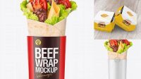 1186+ Kebab Packaging Mockup For Free Download