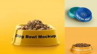 1188+ Pet Bowl Mockup Free Easy Editable