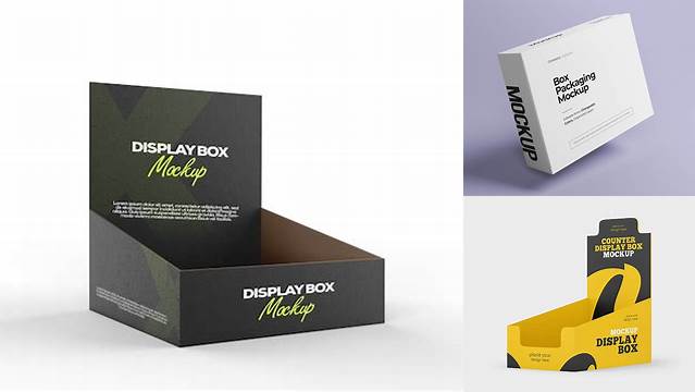 1196+ Display Box Mockup High-Quality PSD Files