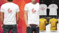 1199+ Download Mockup T Shirt Front Back Cdr Exclusive Free Photoshop Asset