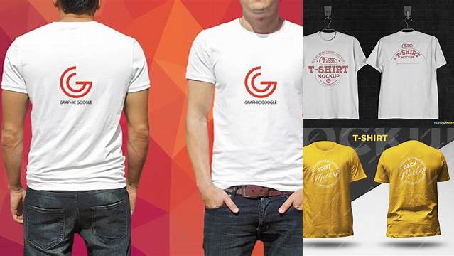 1199+ Download Mockup T Shirt Front Back Cdr Exclusive Free Photoshop Asset