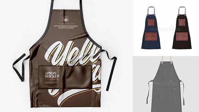 1203+ Leather Apron Mockup Include TIFF