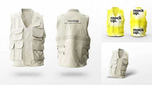 1203+ Mockup Vest Free Premium Design Freebie