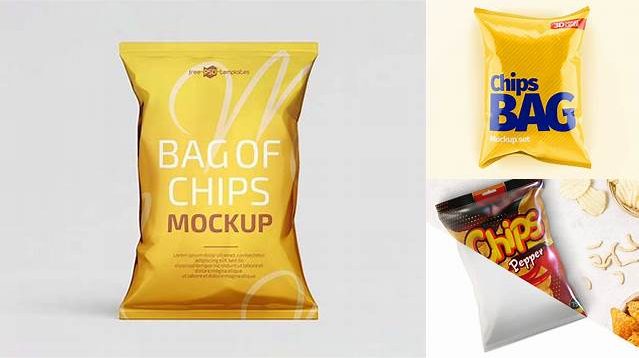 1206+ Mockup Chips Bag Png PSD Download