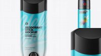 1208+ Metallic Deodorant Stick PSD Mockup Advanced Editable Template Free