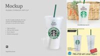 1219+ Starbucks Cup Mockup Smart Object Free Photoshop File