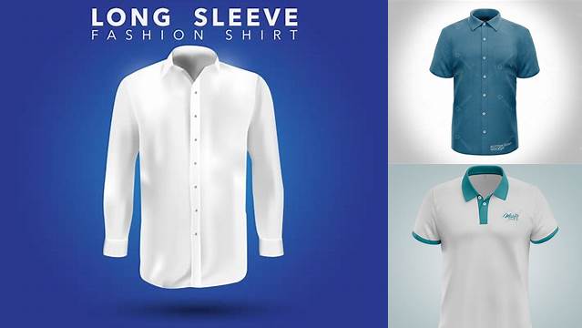 1237+ Mockup Camisa De Vestir Editable Graphic Free PSD