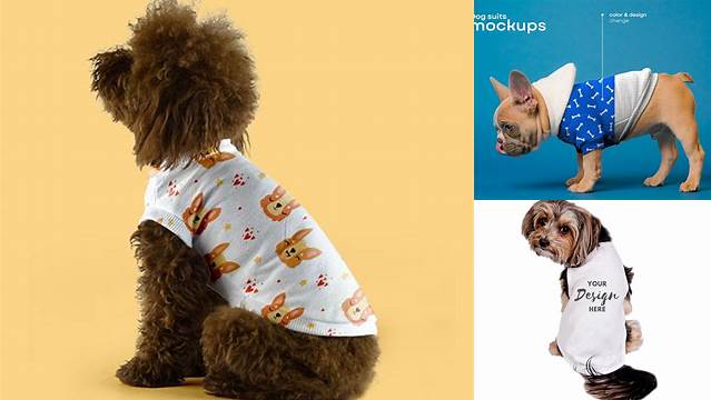 1239+ Dog Clothes Mockup Free Easy Editable