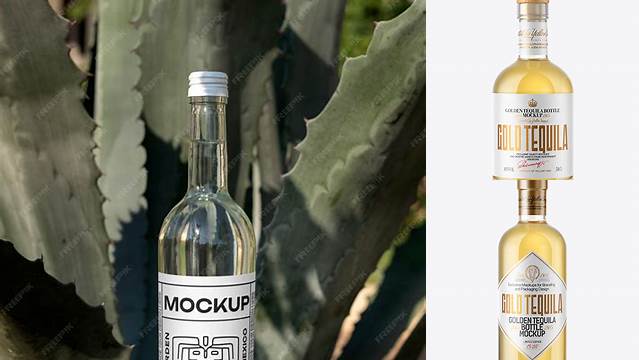 1242+ Tequila Bottle Mockup Best for Showcase