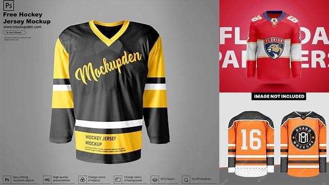 1247+ Free Hockey Jersey Template Psd Custom Mockup Graphic Design