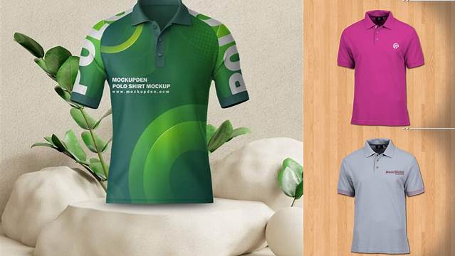 1248+ Camisa Polo Mockup Free Download Free