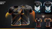 1252+ Esports Jersey Mockup Free Smart Layer PSD