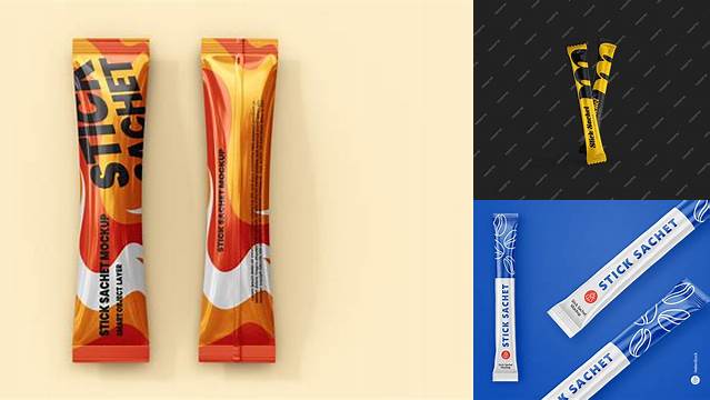 1253+ Stick Sachet Mockup Download Free