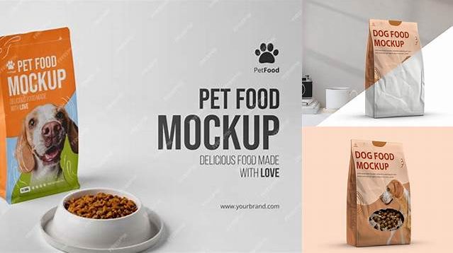 1256+ Dog Food Mockup Free Easy Editable