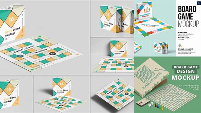 1257+ Board Game Mockup Free Best for Showcase