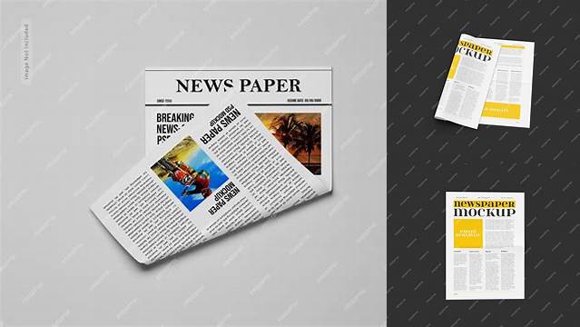 1259+ Mockup Jornal Free PSD