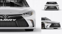 1264+ Nascar Camry Front view PSD Mockup Free Premium Photoshop Template Download