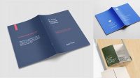 1265+ A4 Brochure PSD Mockup High Angle Shot Elegant and Versatile PSD Resource