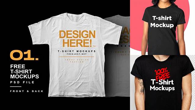 1266+ T Shirt Template Psd Free Download Elegant PSD Mockup