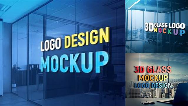 1269+ 3d Glass Logo Mockup Psd Free Download 2020 Smart PNG Image