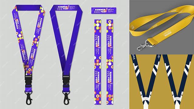 1272+ Lanyard Template Psd Custom PSD Mockup Template