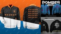 1274+ Bomber Jacket Mockup Free Easy-to-Edit PSD