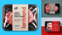 1276+ Meat Packaging Mockup Free Psd High Resolution