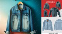 1277+ Jeans Jacket Mockup Easy Editable