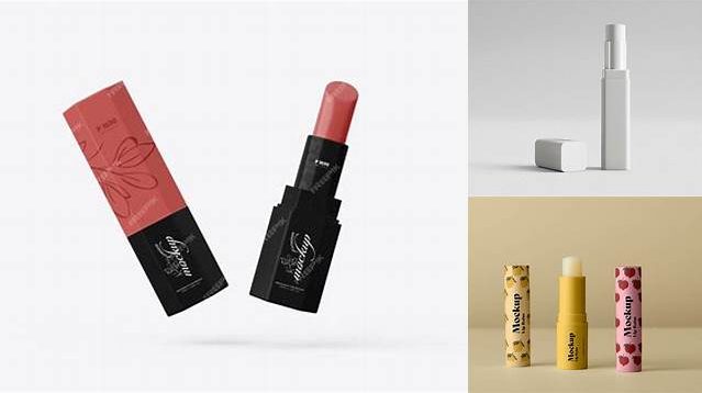 1279+ Glossy Lip Balm Tube With Transparent Cap PSD Mockup Fully Editable Photoshop PSD Free Download