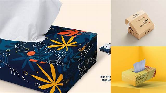 1279+ Mailer Box Tissue Paper Mockup Set Free Include TIFF