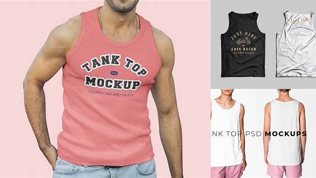 1281+ Men's Tank Top Mockup Free Download Free