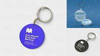 1292+ Acrylic Keyring Mockup High-Quality Design Free PSD