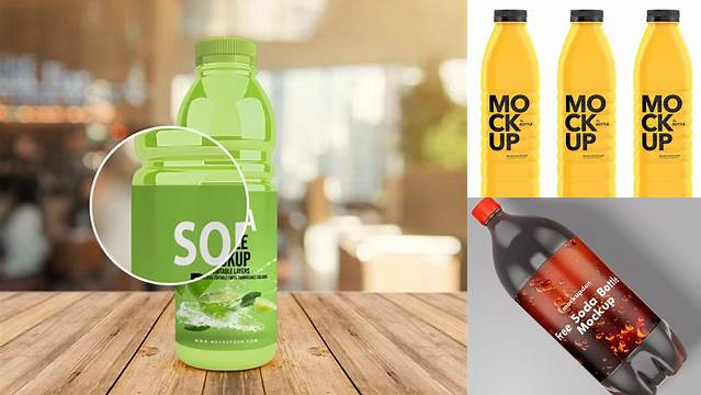 1293+ Glossy Drink Bottle PSD Mockup PSD for Creative Projects