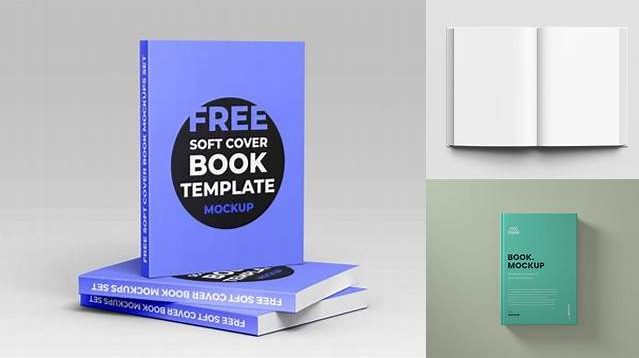 1295+ Book with Fabric Cover PSD Mockup Top View High-Quality PSD Files